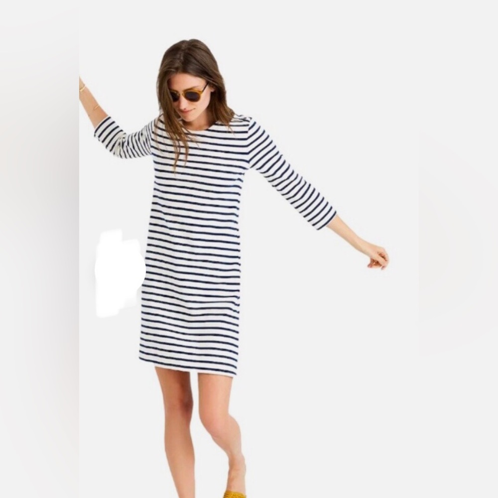 Madewell Striped Cotton Dress